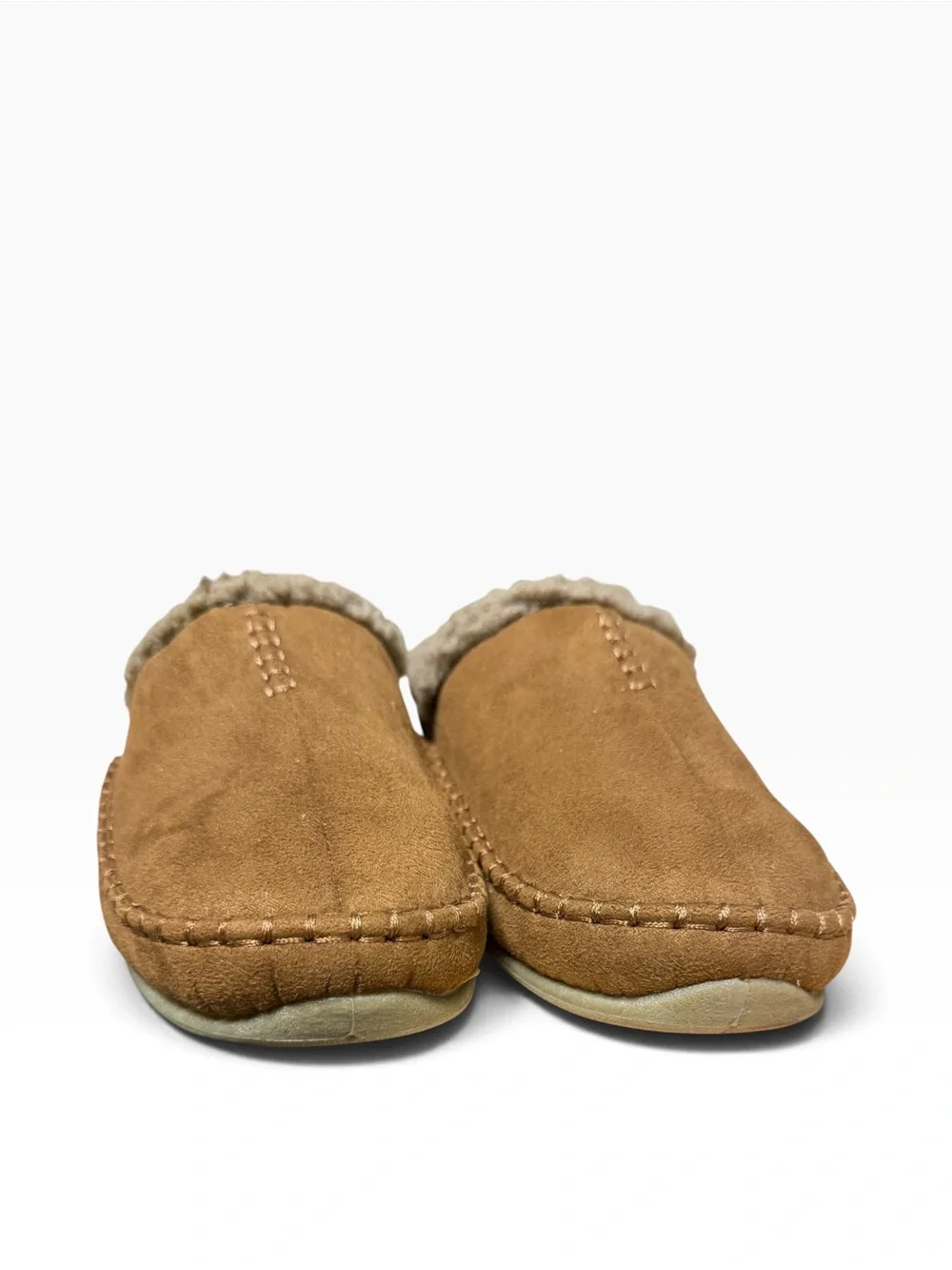 Deer Stags Slipperooz Lil Nordic Slippers Size 5M Brown Faux Fur Indoor Outdoor
